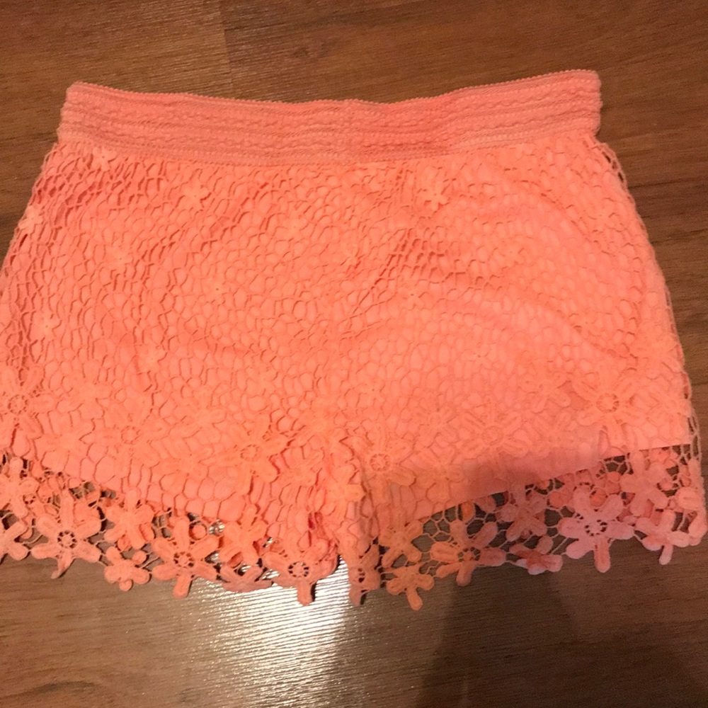 Cute pink styled shorts